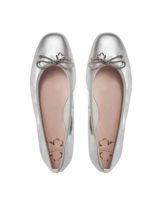 Ted Baker Baleriny Ted Baker 259142 Srebrny