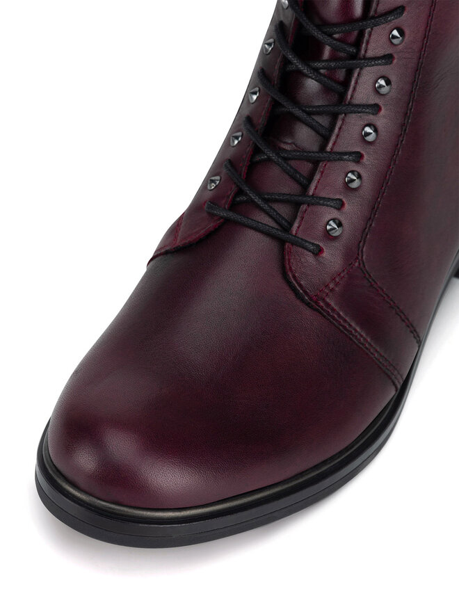 Remonte Schnürschuhe Remonte D8380-35 Dunkelrot