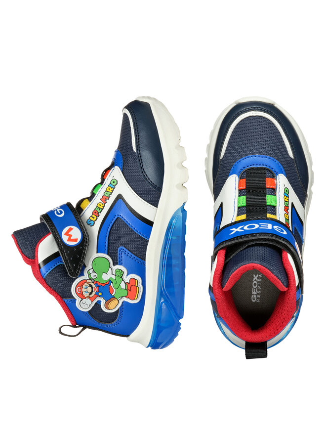 Geox Sneakersy Geox J Ciberdron Boy J46LBJ 054FU C4226 M Tmavomodrá