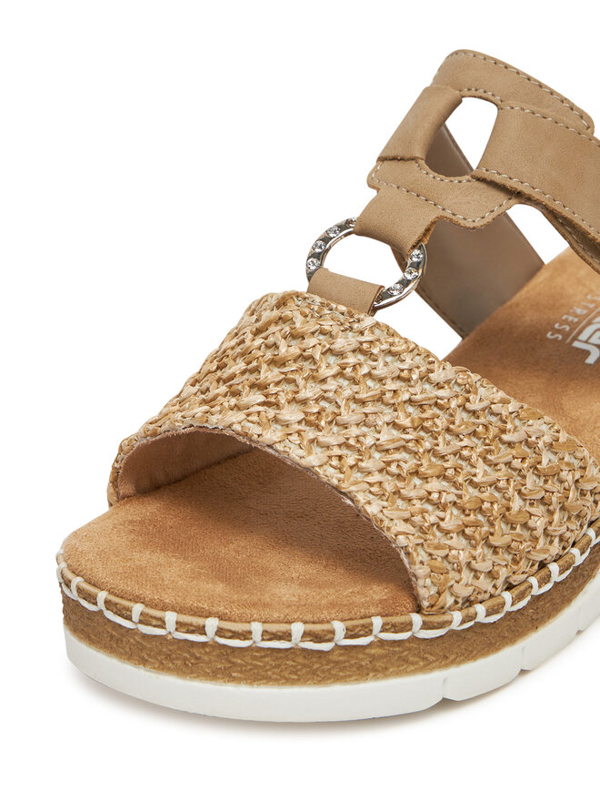 Rieker Pantoletten Rieker V1243-60 Beige