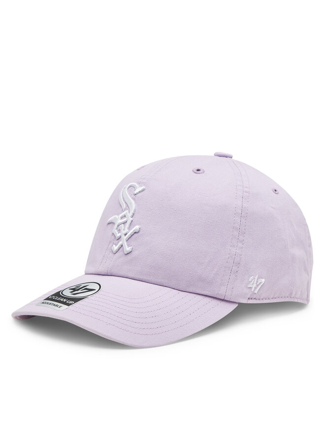 47 Brand Kapa s šiltom 47 Brand Mlb Chicago White Sox ’47 Clean Up W/No Loop Label B-NLRGW06GWS-YX Vijolična