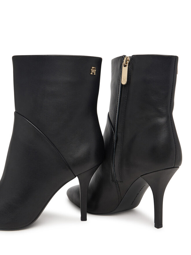 Tommy Hilfiger Stiefeletten Tommy Hilfiger High Heel Clean Ankle Boot FW0FW09624 Schwarz