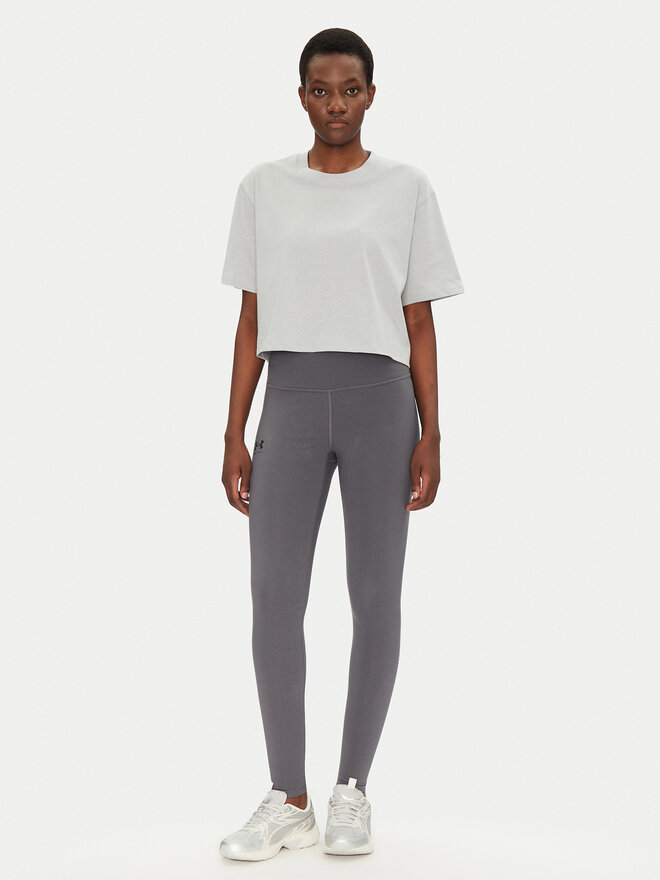 Under Armour Under Armour Marškinėliai Rival 1389721 Pilka Loose Fit
