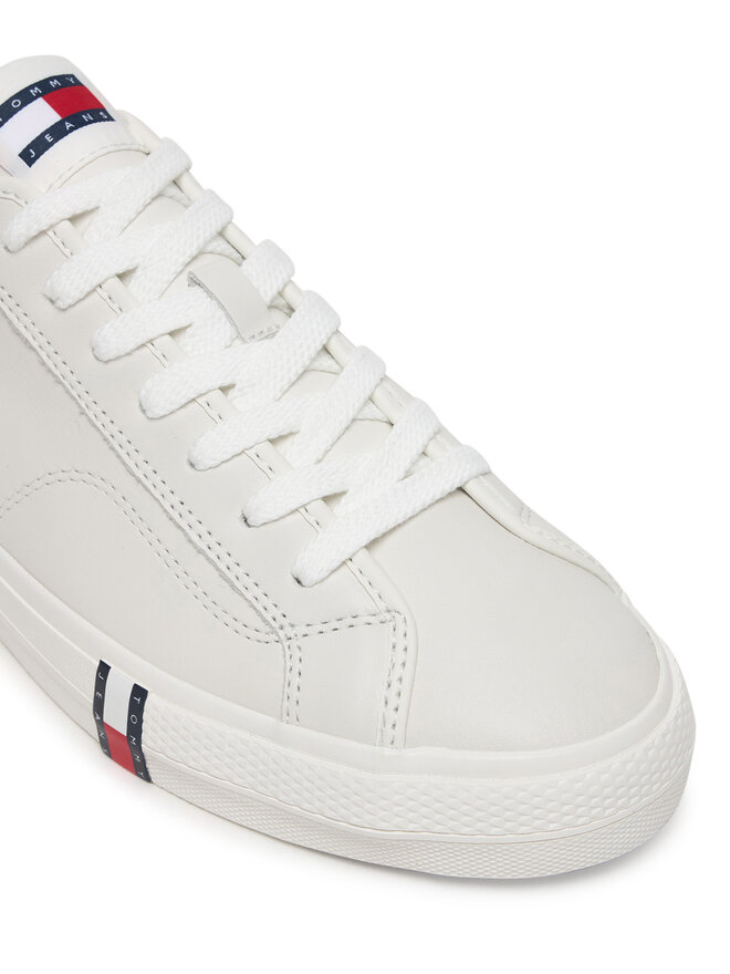 Tommy Jeans Sneakers Tommy Jeans Archive Vulc. Y2K Long Lace EM0EM01676 Écru