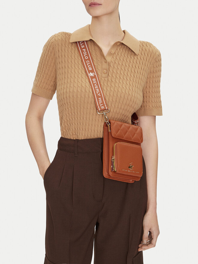 Beverly Hills Polo Club Handtasche Beverly Hills Polo Club BHPC-L-007-07 Braun