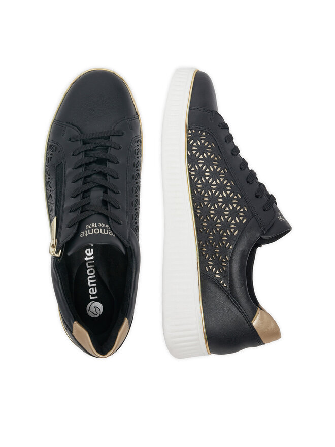 Remonte Sneakersy Remonte D2E03-03 Černá