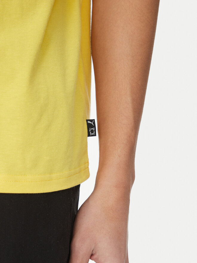 Puma Puma Camiseta Dylan's World 630257 Amarillo Regular Fit