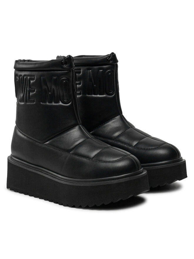 LOVE MOSCHINO Bokacsizma LOVE MOSCHINO JA24266I0LIE0000 Fekete