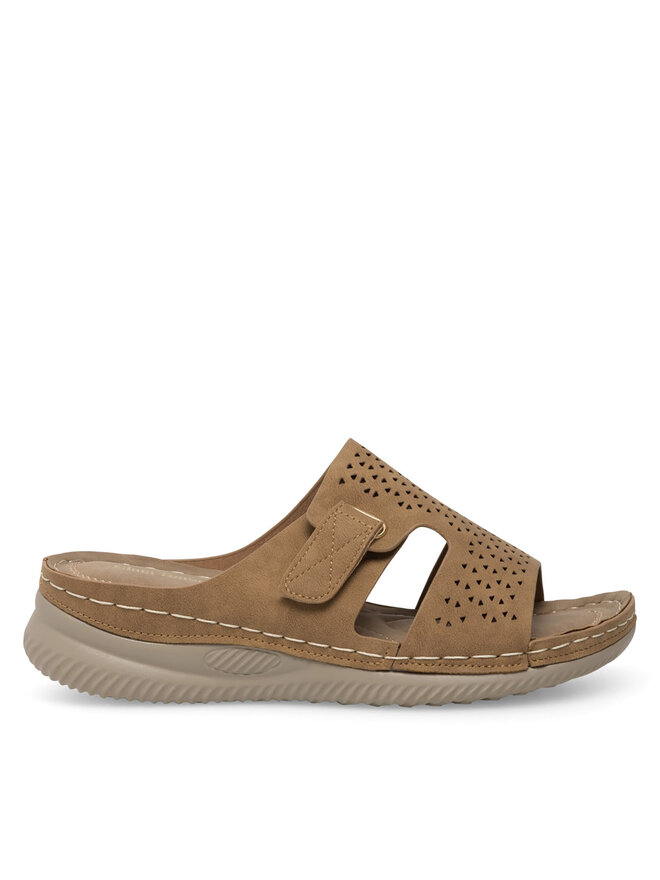 Clara Barson Pantoletten Clara Barson WYL05010-17 Beige