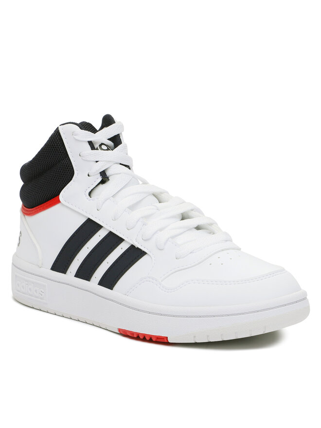 adidas Sneakersy adidas Hoops 3.0 Mid GY5543 Biały