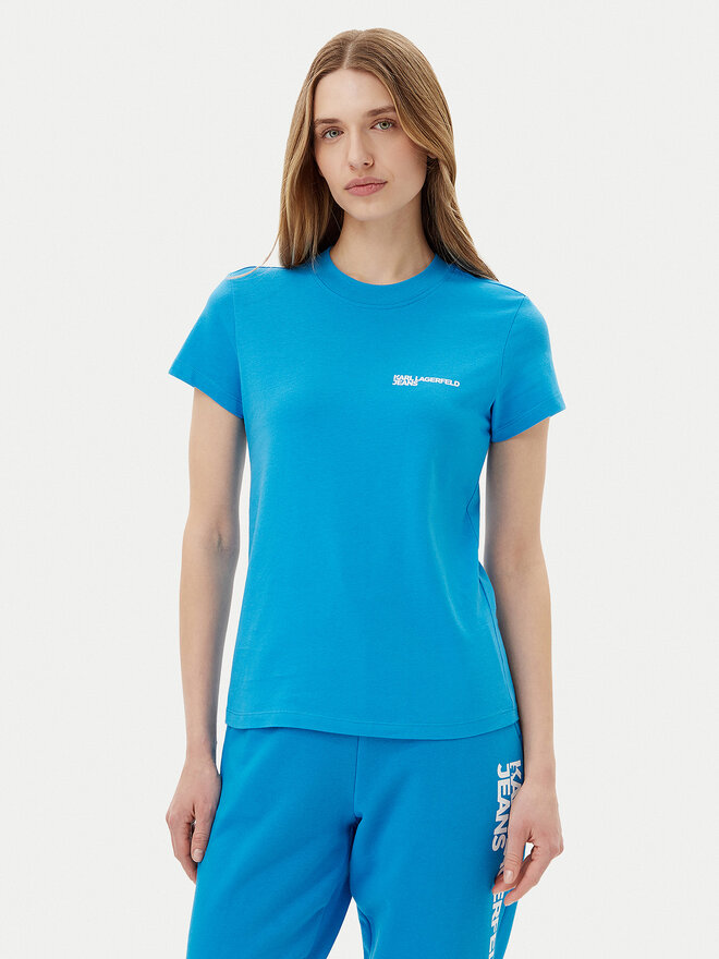 Karl Lagerfeld Jeans Karl Lagerfeld Jeans Camiseta A1W17004 Azul Slim Fit