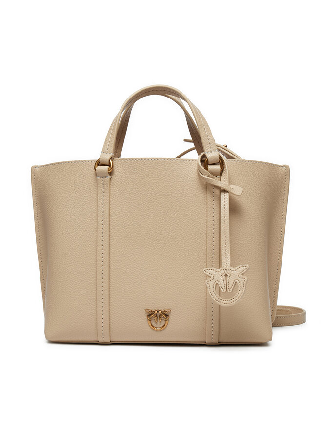 PINKO Borsetta Pinko Carrie Shopper Classic AI 24-25 PLTT 102833 A1LF Beige