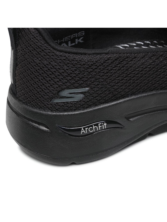 Skechers Scarpe basse Skechers Go Walk Arch Fit 124401/BBK Nero