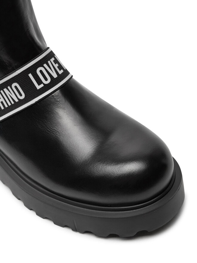 LOVE MOSCHINO Kotníková obuv s elastickým prvkem LOVE MOSCHINO JA24104G1LIA0000 Černá