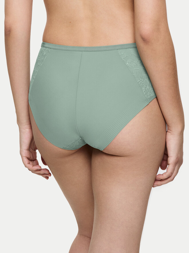 Triumph Triumph Klasične spodnje hlačke z visokim pasom Amourette Charm 10216997 Zelena