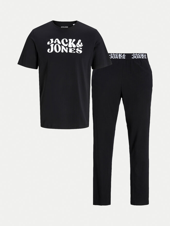 Jack&Jones Jack&Jones Πιτζάμα Elton 12266998 Μαύρο Standard Fit