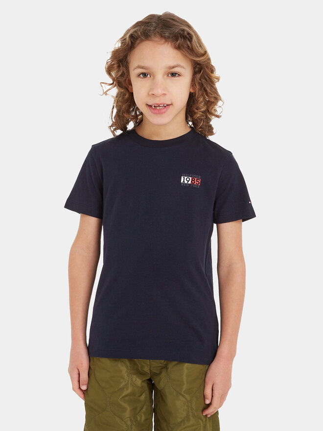 Tommy Hilfiger Tommy Hilfiger Majica New York Flag KB0KB08626 S Mornarsko modra Regular Fit