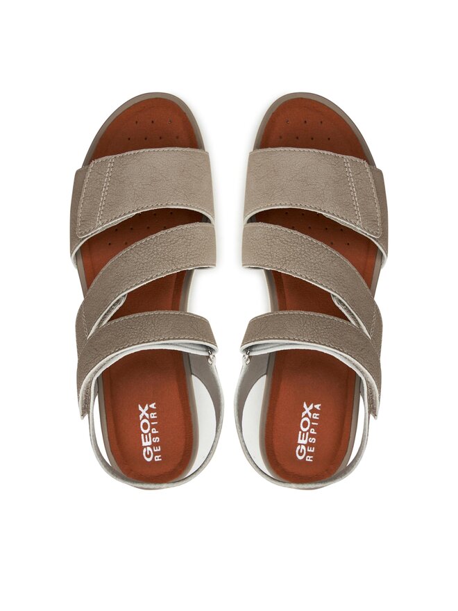Geox Sandały Geox D Sandal Vega D35R6A 000EK C5004 Beżowy