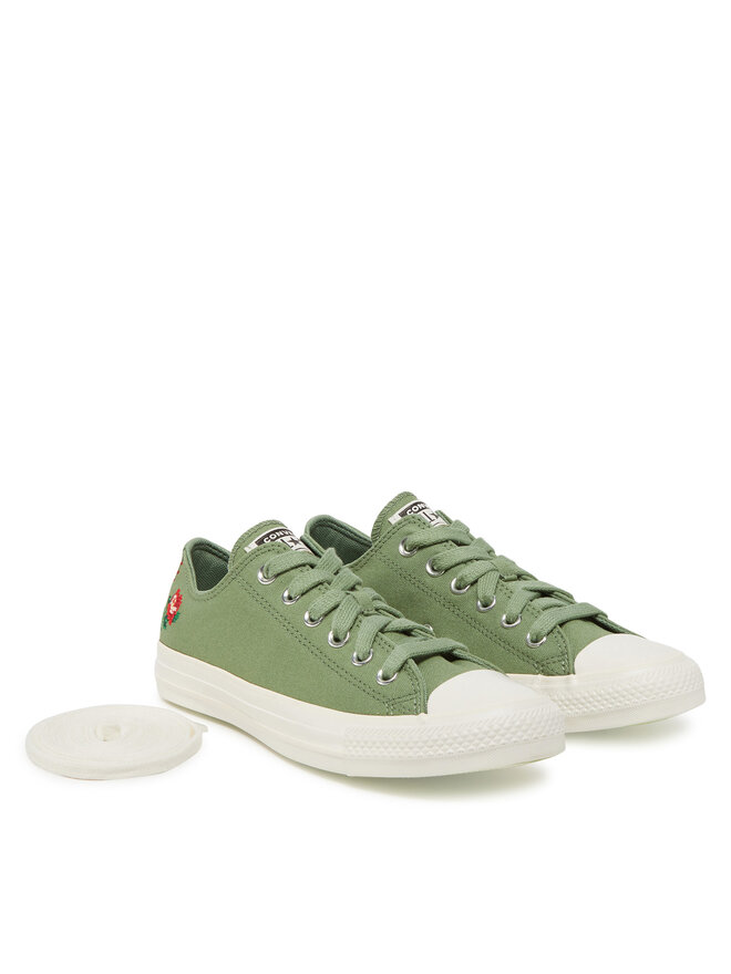 Converse Scarpe da ginnastica Converse Chuck Taylor All Star Rose Cross Stitch A13658C Verde