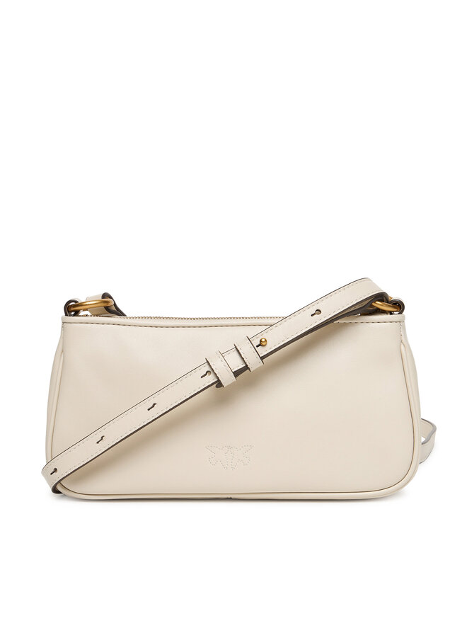 PINKO Geantă PINKO Half Moon Baguette Mini AI 25-26 PLTT 105069 A0QO Écru
