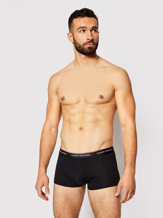 Tommy Hilfiger Tommy Hilfiger Set 3 parov boksaric 3P Lr Trunk 1U87903841 Črna