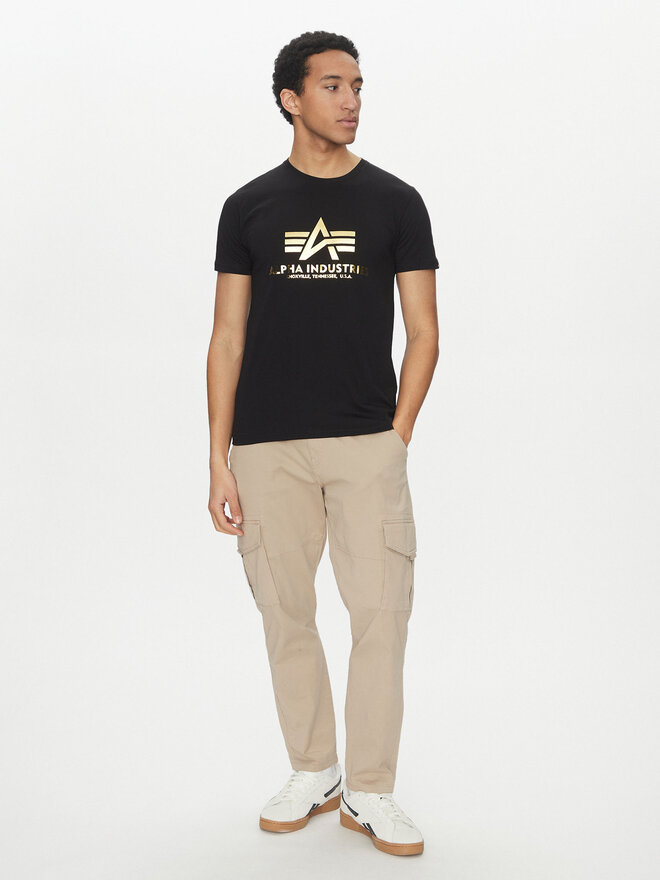 Alpha Industries Alpha Industries Camiseta Basic 100501 Negro Regular Fit