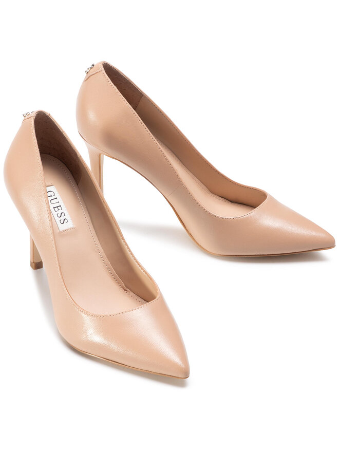 Guess Туфлі на шпильці Guess Dafne FL7DAE LEA08 Бежевий