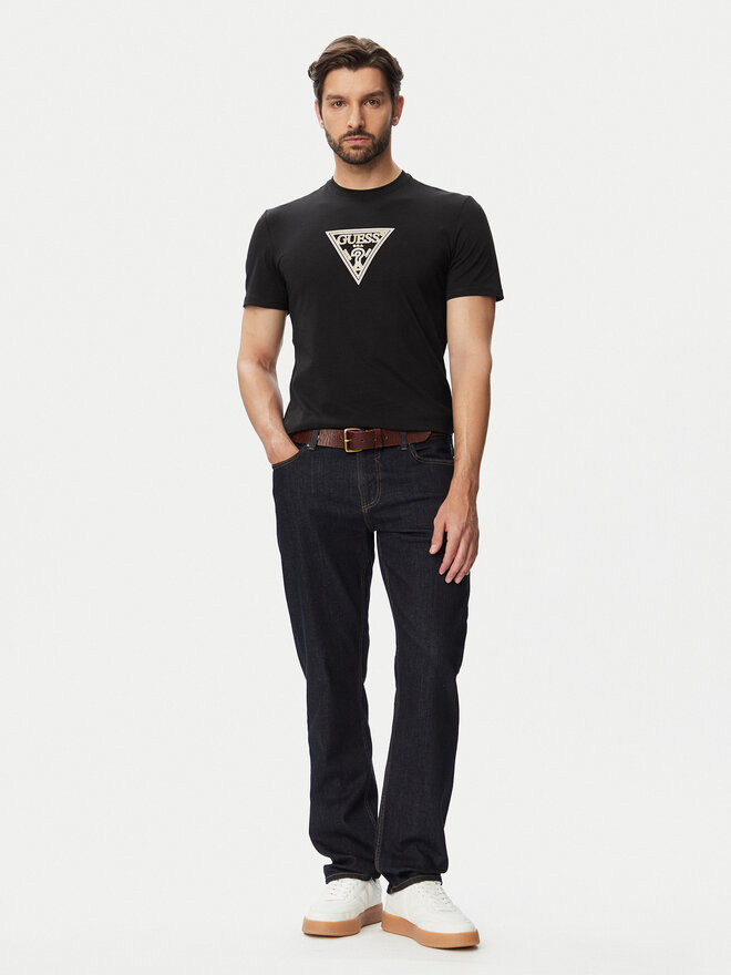 Guess Guess T-Shirt M6YI40 K4226 Schwarz Slim Fit
