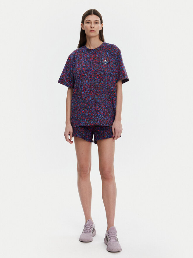 adidas by Stella McCartney adidas by Stella McCartney Majica Stella McCartney Printed JJ0083 Mornarsko modra Loose Fit