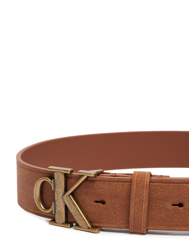 Calvin Klein Gürtel Calvin Klein Ck Buckle Suede 35Mm Fixed LV04D7126G Braun