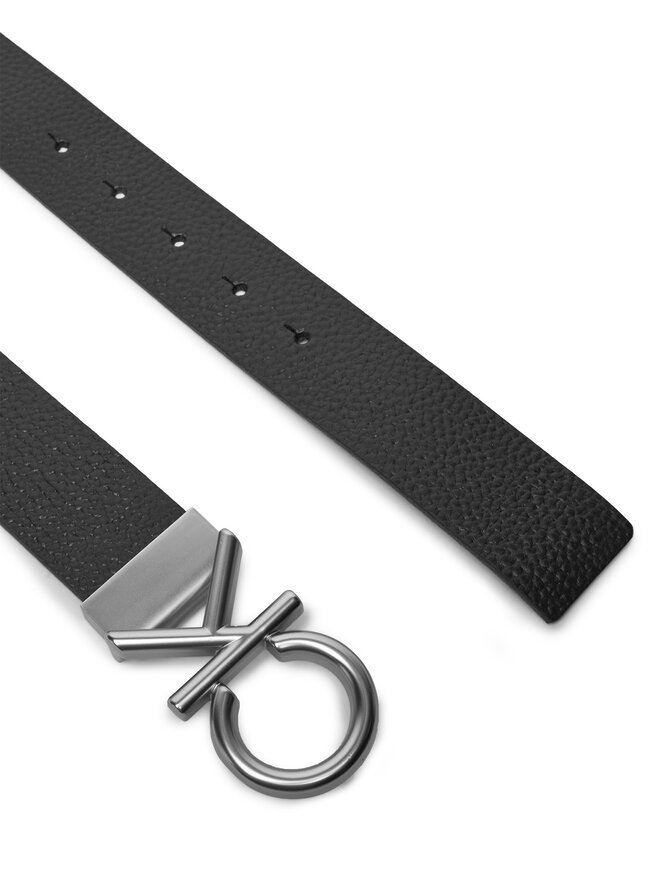 Calvin Klein Pasek Męski Calvin Klein Ck Hallmark Logo 35Mm Adj LV04D7035G Czarny