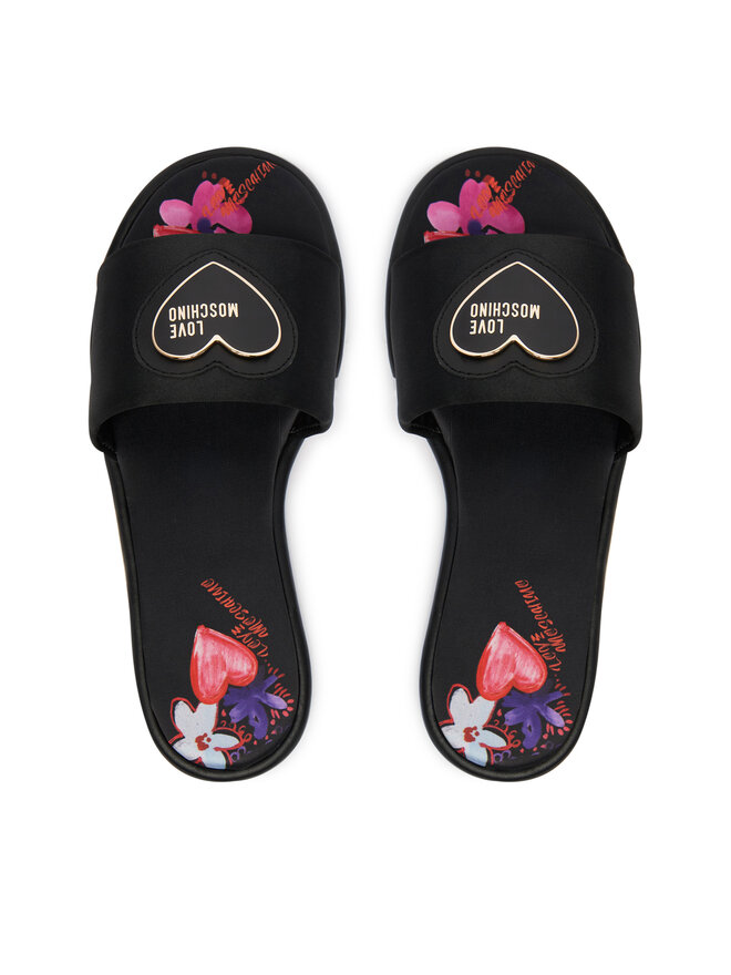 LOVE MOSCHINO Шльопанці LOVE MOSCHINO JA28232G0OJO0000 Чорний