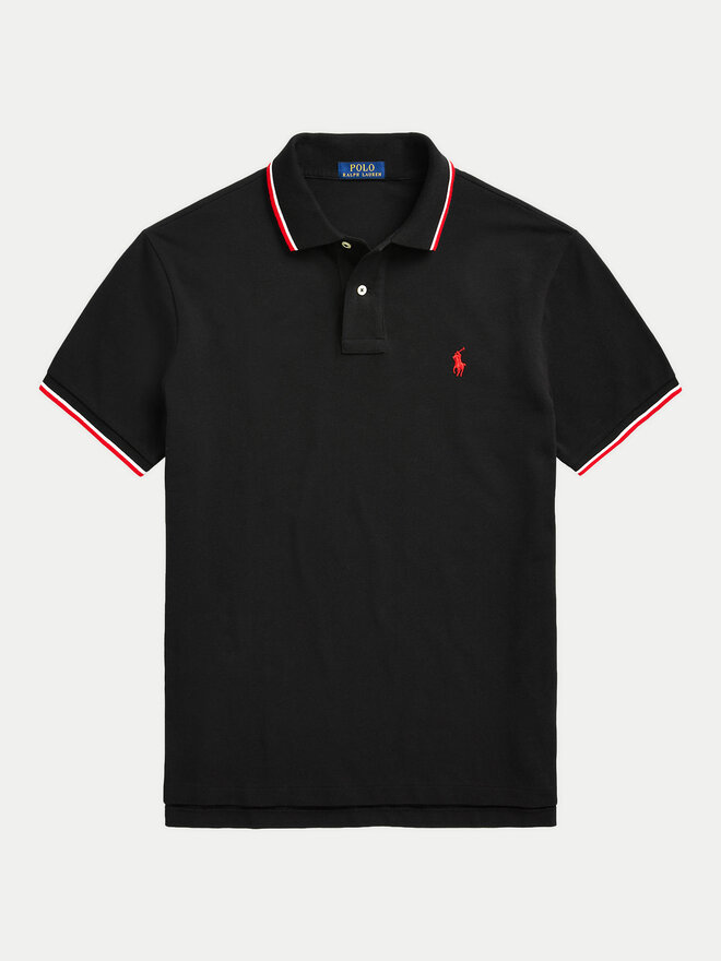 Polo Ralph Lauren Polo Ralph Lauren Поло Ssl 710842621001 Чорний Slim Fit