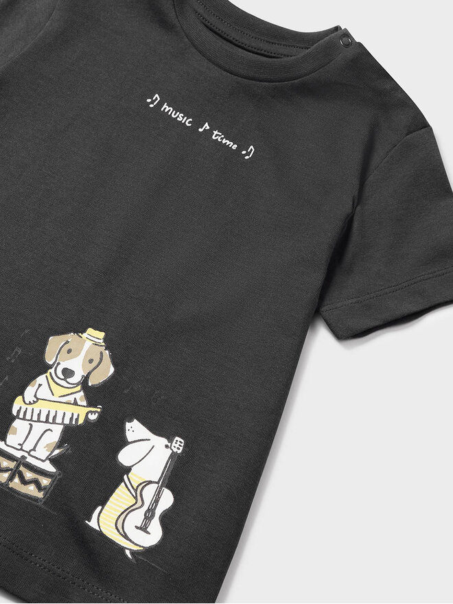 Mayoral Mayoral T-Shirt 1017 Γκρι Regular Fit