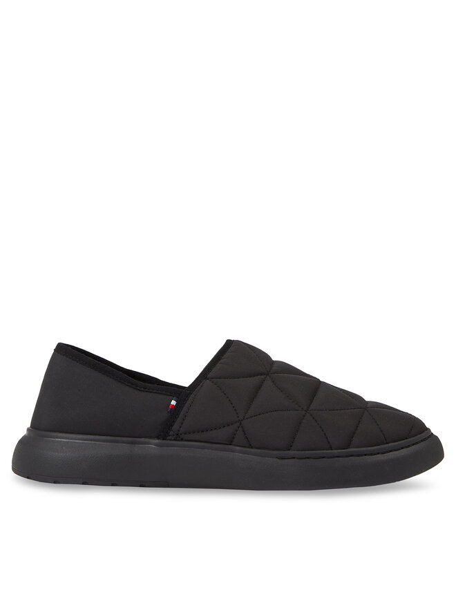 Tommy Hilfiger Pantofole Tommy Hilfiger Hilfiger Warm Hybrid Homeslipper FM0FM04772 Nero