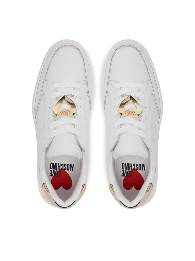 LOVE MOSCHINO Sneakersy LOVE MOSCHINO JA15214G1MIA610A Biały