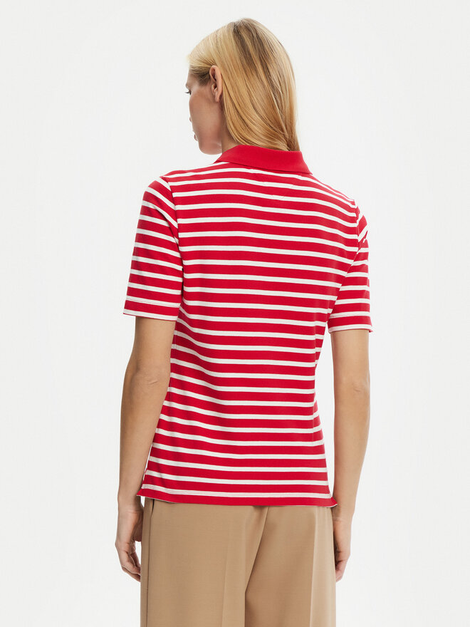 Tommy Hilfiger Tommy Hilfiger Pólóing 1985 WW0WW43224 Piros Regular Fit