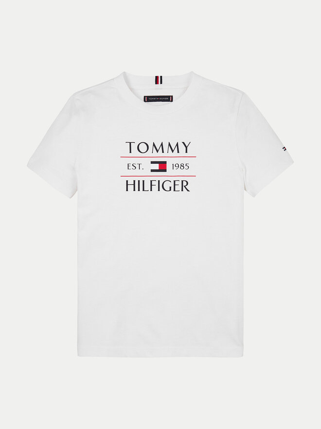 Tommy Hilfiger Tommy Hilfiger Marškinėliai KB0KB09538 D Balta Regular Fit
