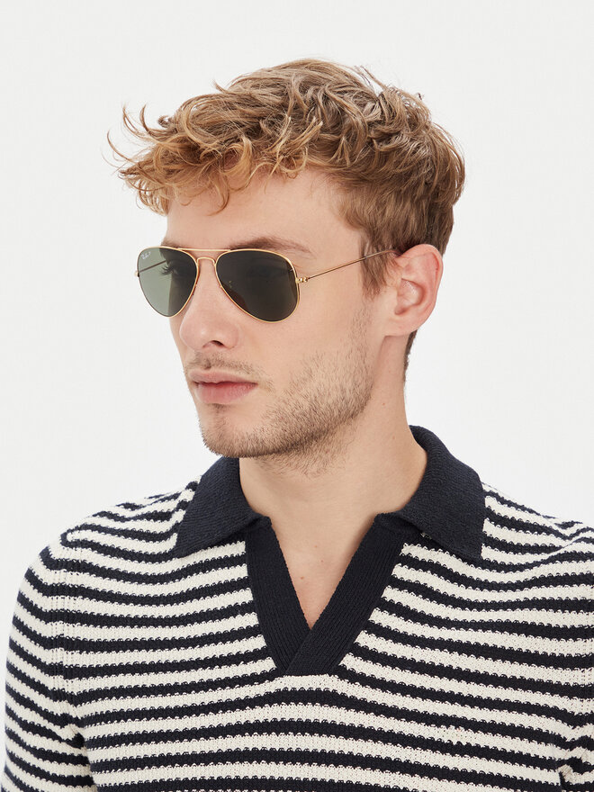 Ray-Ban Okulary przeciwsłoneczne Ray-Ban Aviator 0RB3025 Złoty