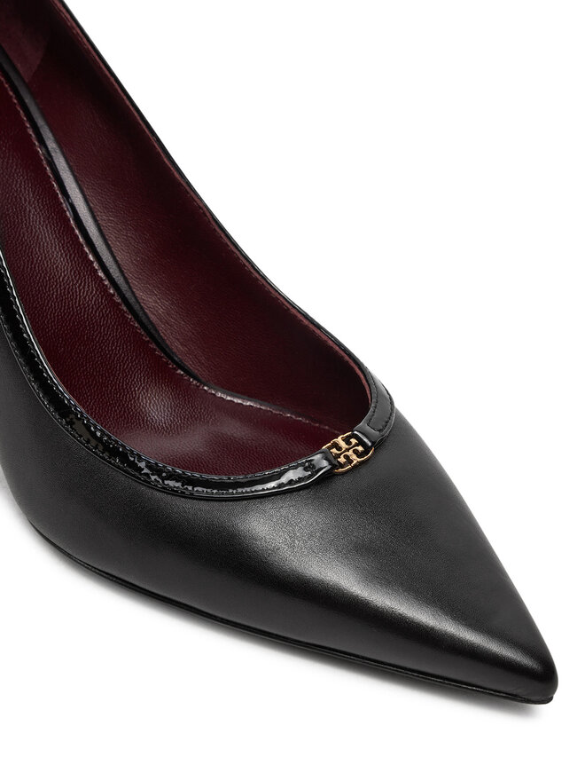 Tory Burch Туфлі на шпильці Tory Burch Double T Buckle 160134 Чорний