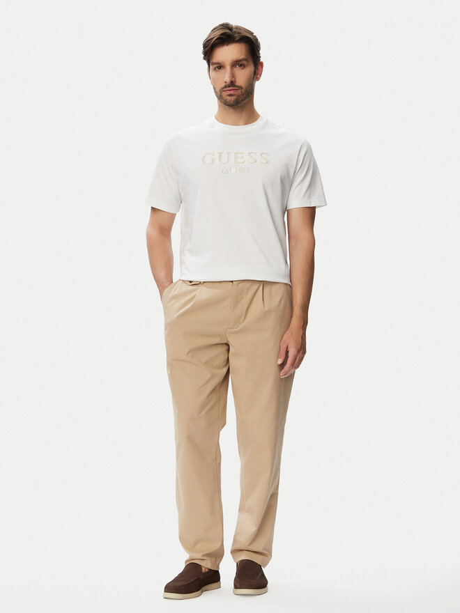 Guess Guess Футболка M6YI41 K4227 Білий Regular Fit