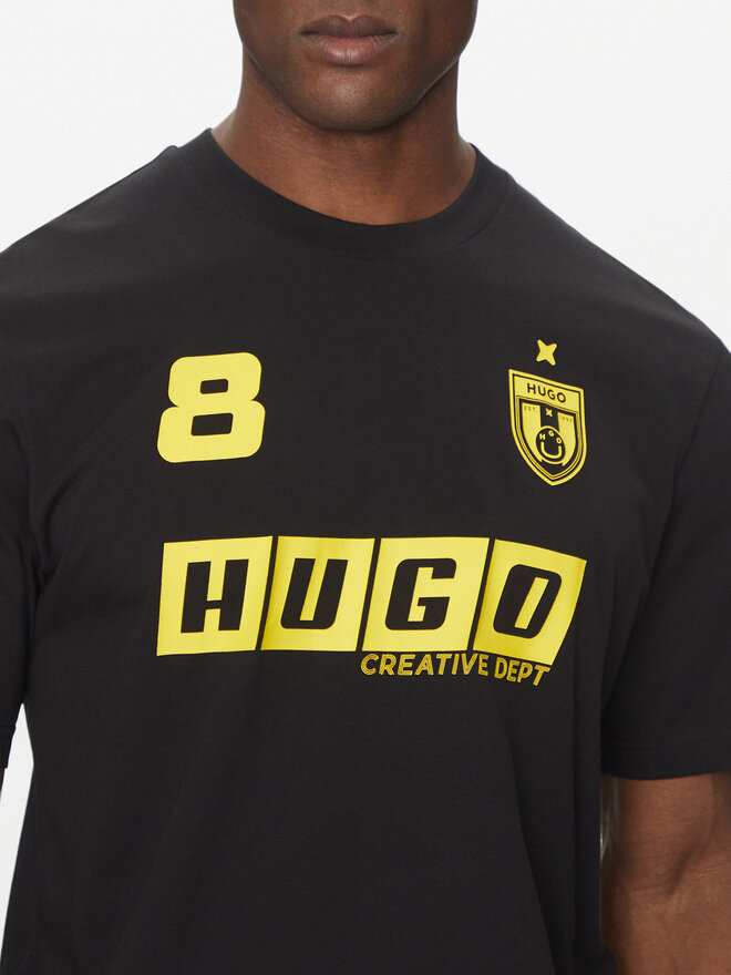 HUGO HUGO T-Shirt Nebulop 50541252 Μαύρο Regular Fit