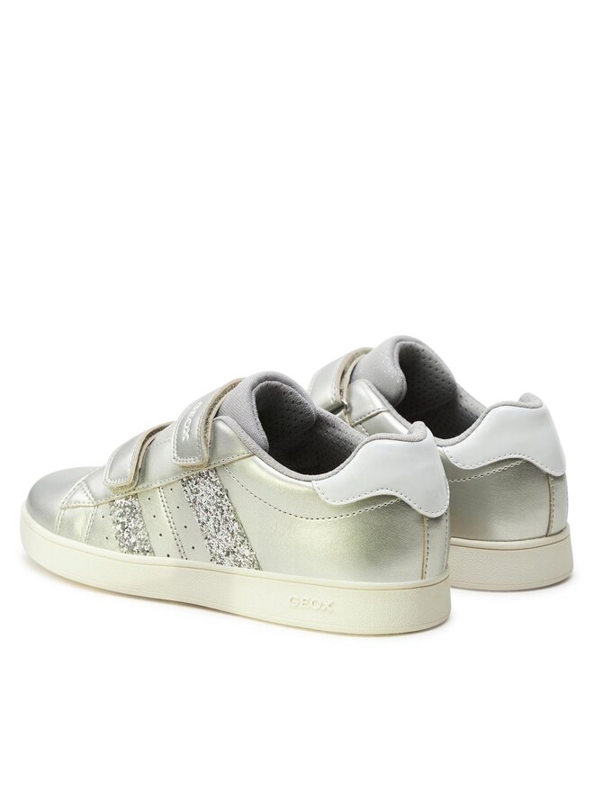 Geox Sneakersy Geox J Eclyper Girl J45LRA 000NF C1007 D Srebrny