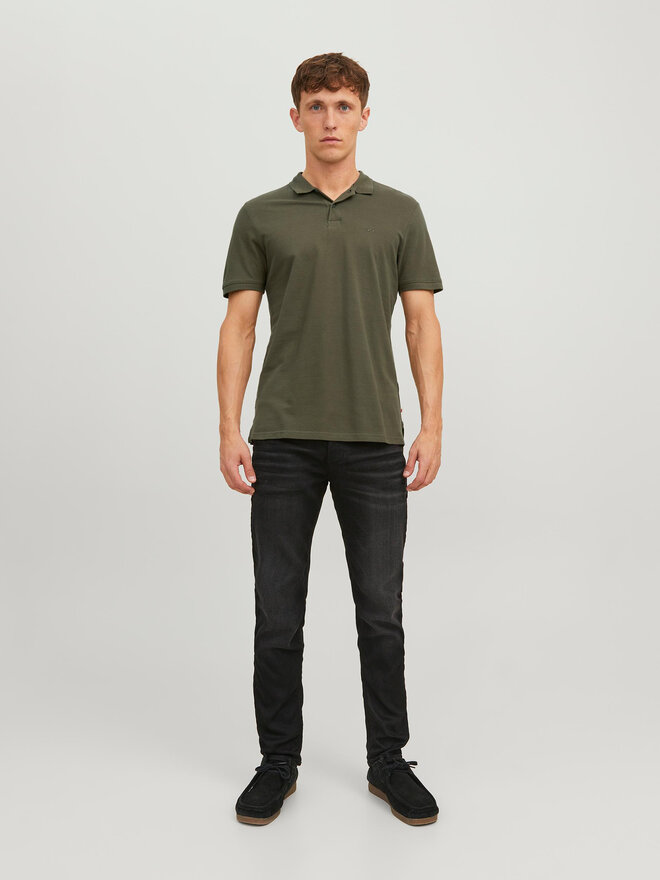 Jack&Jones Jack&Jones Poloshirt Basic 12136516 Grün Slim Fit