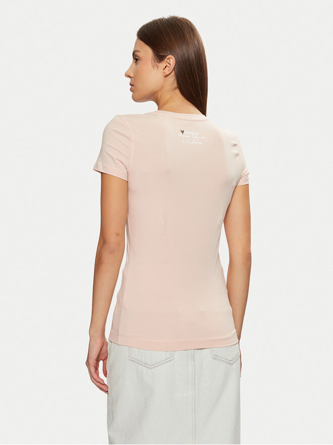 Guess Guess T-shirt W5RI22 J1314 Écru Regular Fit