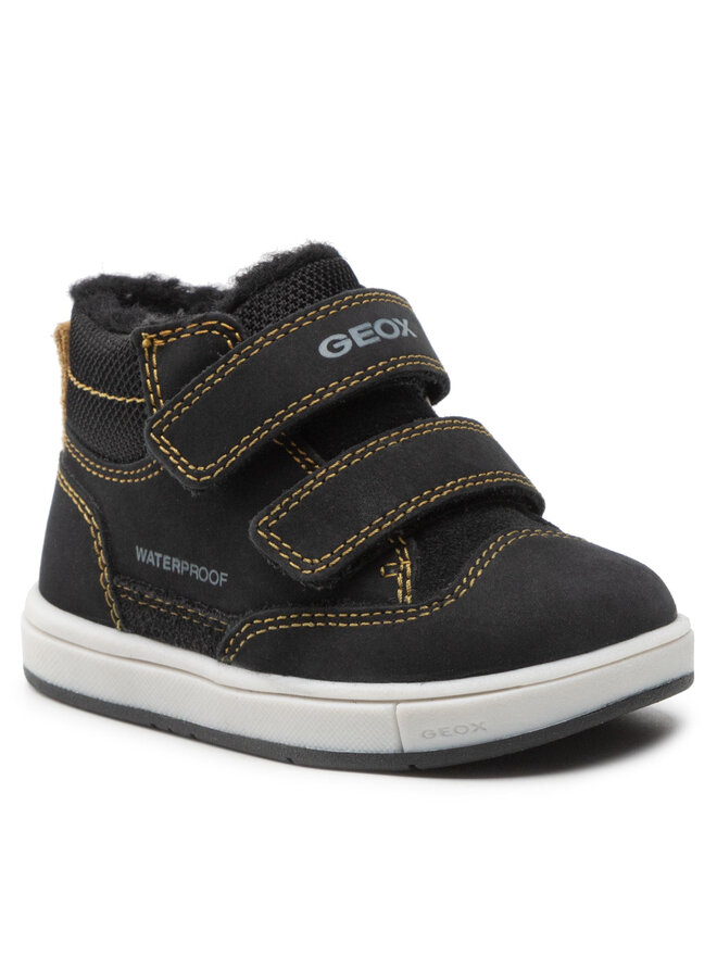Geox Schnürschuhe Geox B Trottola B.Wpf A B164RA 03222 C9999 M Schwarz