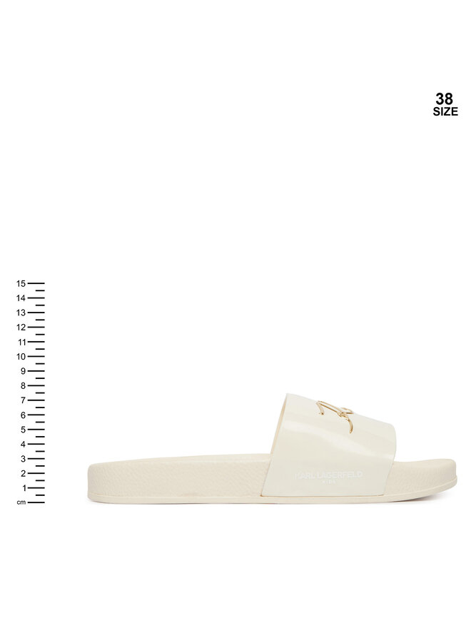 KARL LAGERFELD Pantoletten KARL LAGERFELD Z31174 S Weiß