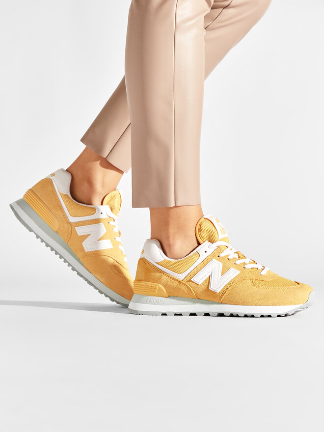 Sneakers New Balance WL574FV2 Giallo escarpe