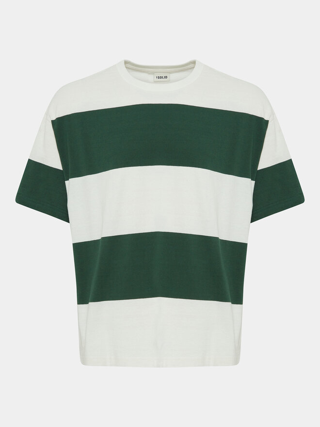 Solid Solid T-Shirt Ijam 21108144 Grün Regular Fit