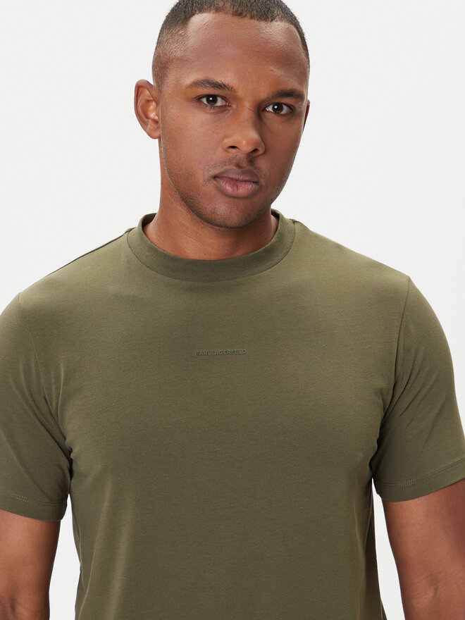 KARL LAGERFELD KARL LAGERFELD Camiseta 755051 554235 Verde Regular Fit